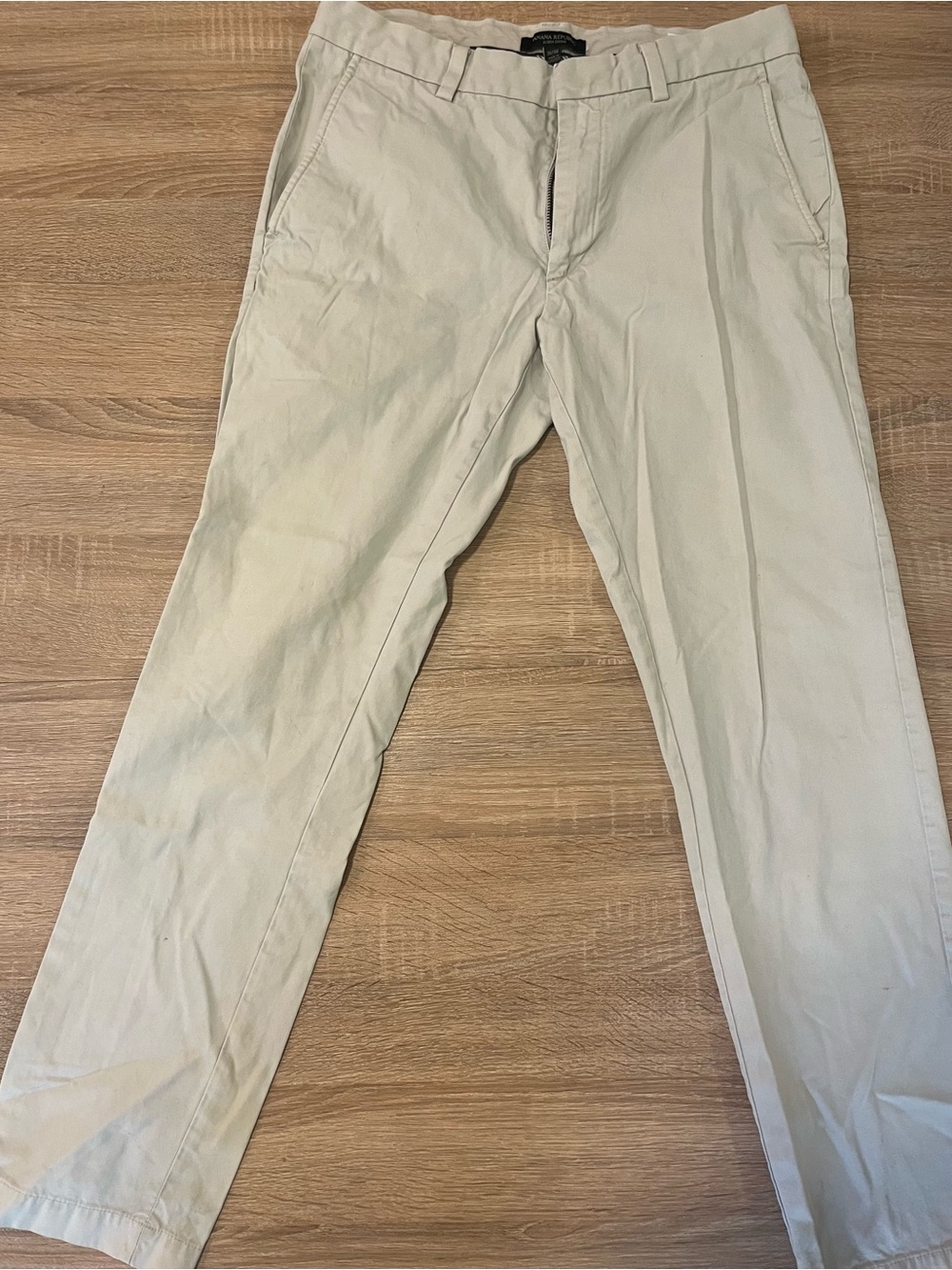 Banana Republic Light Beige Chino Pants